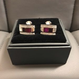 Purple Cuff Links